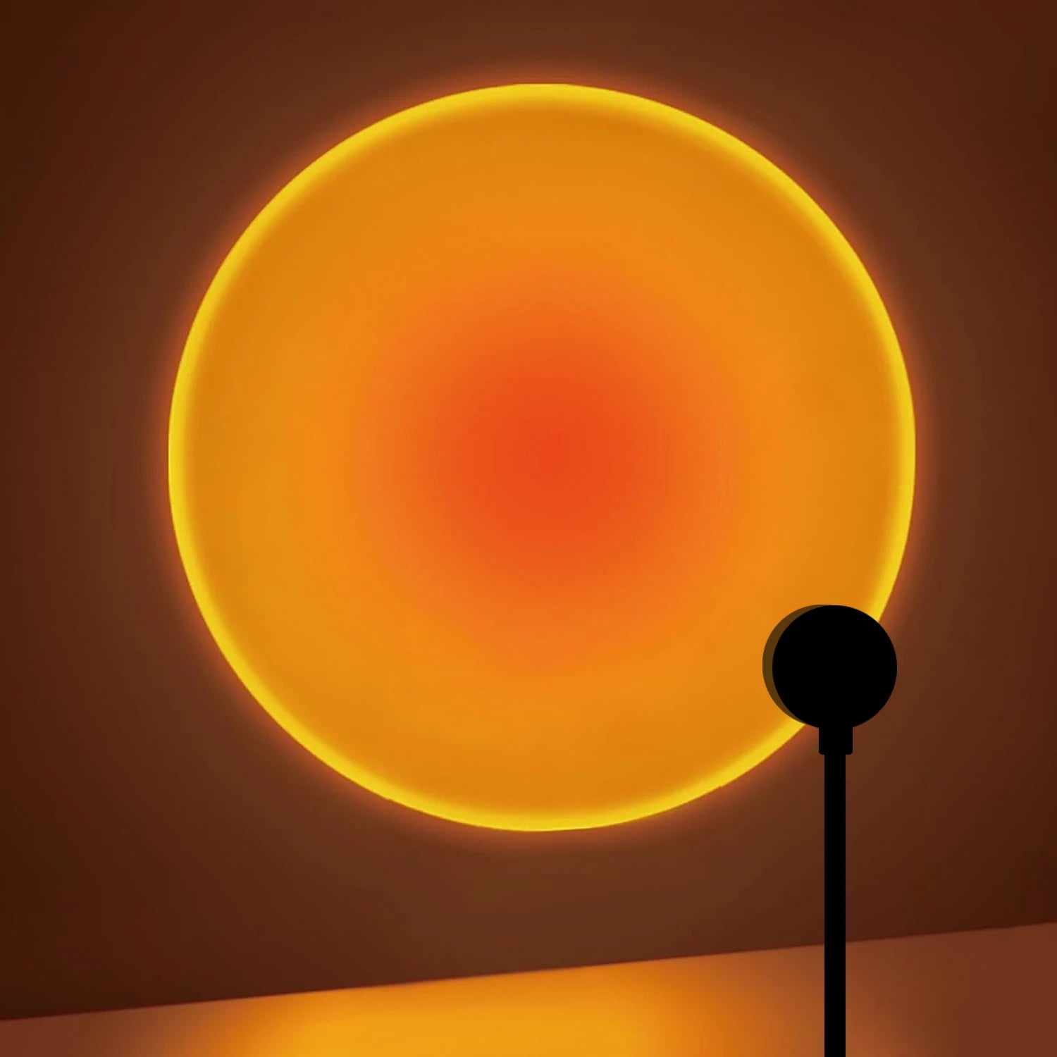 Sunset Projection Lamp USB LED Atmosphere Light – Multi-Angle Rotatable Mood Lamp for Bedroom, Living Room & Home Decor