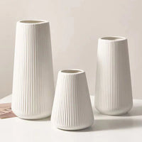 Elegant Nordic Flower Vase Durable Plastic Vase Ornaments, Flower Arrangement, Home Living Room Decoration,  Flower Creative Art