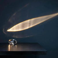 Crystal LED Table Lamp – Eye of the Sky Ambient Bedside Night Light | Modern Bedroom & Living Room Decor