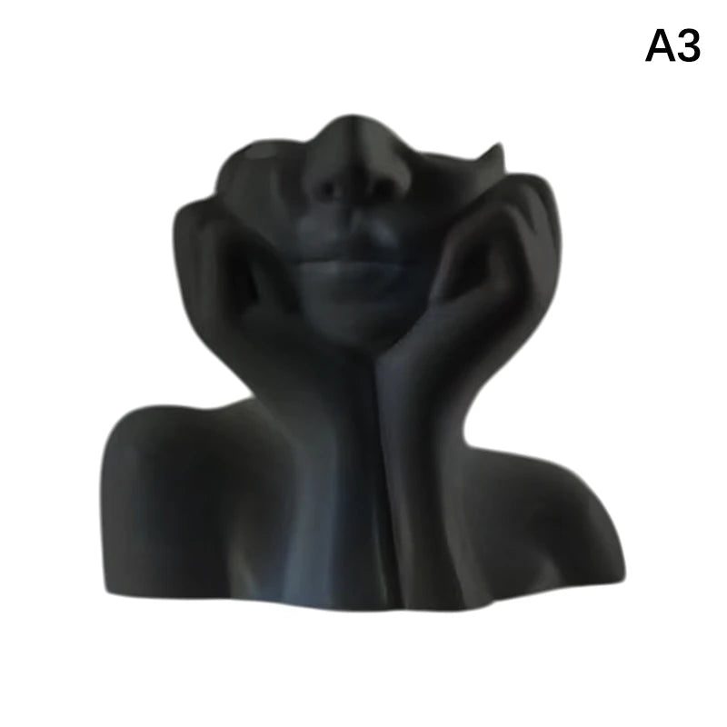 Creative Human Body Art Vase – Makeup Brush Holder, Pen Organizer & Decorative Desk Ornament